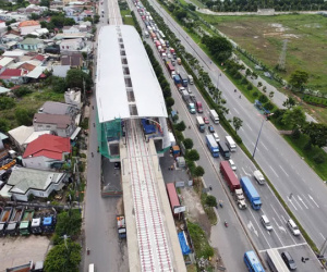 Video ảnh: Cận cảnh ga trên cao tuyến metro Bến Thành - Suối Tiên sắp hoàn thiện