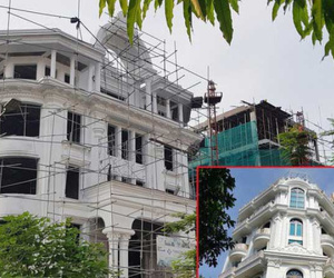 Nở rộ công trình 'cung điện, lâu đài' tự hợp thửa đất liền kề ở Hà Nội