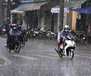Miền Bắc đề phòng lốc, sét, mưa đá và gió giật mạnh