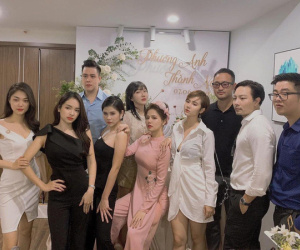 Trước thềm đám cưới của Phanh Lee với đại gia tập đoàn nghìn tỷ, bức ảnh hiếm hoi trong lễ ăn hỏi được chia sẻ trở lại