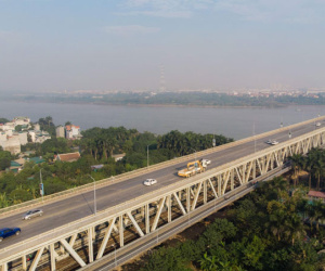 Toàn cảnh cầu Thăng Long trước thời khắc "đóng cửa" để sửa chữa