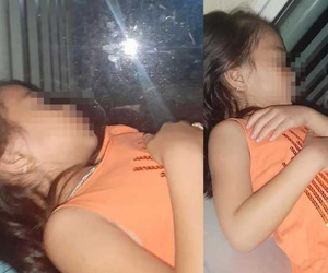 Hình ảnh bé gái nằm ngủ chập chờn trong vọng gác và câu chuyện đằng sau khiến tất cả thổn thức