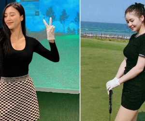 Loạt gái đẹp đồng loạt khoe dáng ở sân golf, chỉ 1 bức ảnh biết ngay khí chất và sang cỡ nào!