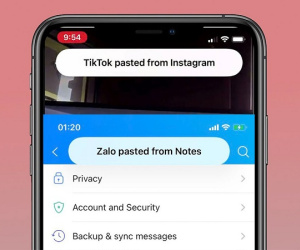 IOS 14 phát hiện Zalo, TikTok 'lén' đọc clipboard người dùng