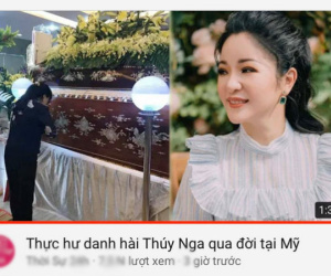 Danh hài Thuý Nga bị kênh Youtube tung tin đồn qua đời ở Mỹ, để lại gia tài triệu đô