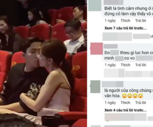 Tranh cãi nảy lửa Trấn Thành - Hari Won hôn nhau ở rạp phim, netizen gay gắt: 'Thiếu gì chỗ, đâu phải chỉ có 2 người ở đó?'