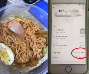 Bị quảng cáo hấp dẫn, cô gái đặt liền 2 suất mỳ cay nhưng nhìn hàng nhận được đã không muốn ăn, hóa đơn thanh toán càng khiến dân tình 'cạn lời'