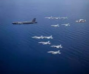 B-52 bay thẳng từ Mỹ đến biển Đông tham gia tập trận