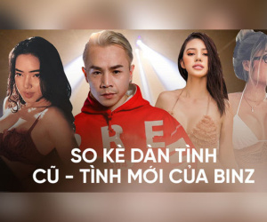 So kè nhan sắc dàn tình cũ - tình mới của Binz: Hoa hậu đến hotgirl body nóng hừng hực, Châu Bùi có gì đặc biệt hơn?