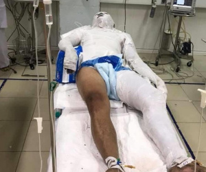 Vụ nam thanh niên ở Nghệ An bị chặn đường đổ xăng đốt: Vì món nợ 2,5 triệu đồng?