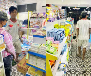 Dẫn vợ bầu vào cửa hàng bán đồ sơ sinh, anh thợ xây người còn lấm lem vôi vữa có một hành động khiến hội chị em phải thèm thuồng