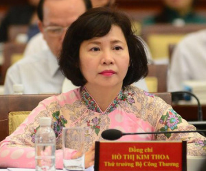 Nguyên thứ trưởng Bộ Công thương Hồ Thị Kim Thoa nhận quyết định khởi tố