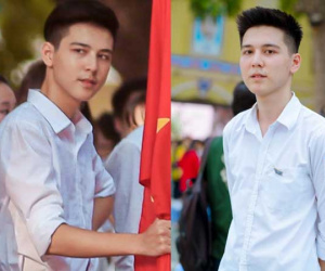 Nhan sắc hiện tại của hotboy cầm cờ nổi đình đám 3 năm về trước