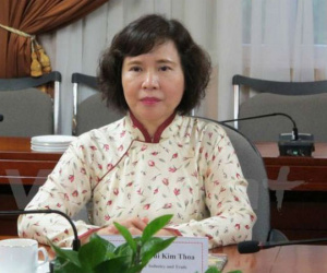 Bà Hồ Thị Kim Thoa đồng lõa với ông Vũ Huy Hoàng trước khi bỏ trốn