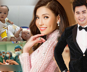 Ốc Thanh Vân, H’Hen Niê và dàn sao Vbiz đồng loạt dành lời chúc cho ekip thực hiện ca tách 2 bé song sinh dính liền