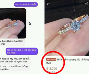 Người yêu hứa tặng nhẫn kim cương và khẳng định 'mua cho em thì anh không tiếc', cô gái chưa kịp mừng đã phải vỡ mộng khi chứng kiến bức ảnh này