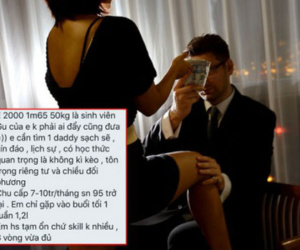 Các nữ sinh 2k vào group kín tìm 'sugar daddy' chu cấp 8 - 10 triệu/ tháng, chuyên gia lên tiếng: 'Cần lên án nhưng khó xử lý'