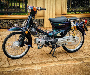 Honda Super Cub 81 độ 'thập cẩm' cực chất của dân chơi Bình Phước