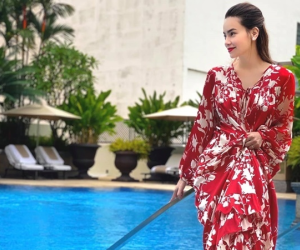 Style giấu bụng bầu cực khéo của Hồ Ngọc Hà