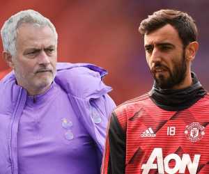 Mourinho lại cạnh khóe MU và Bruno Fernandes