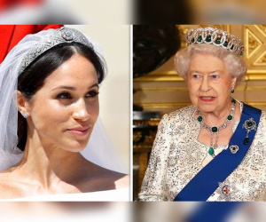 Sách mới về nhà Sussex tiết lộ sự thật đằng sau tranh cãi giữa Meghan với Nữ hoàng về chiếc vương miện 'không được phép dùng trong hôn lễ hoàng gia'