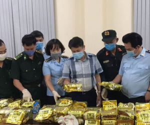 Triệt phá đường dây dùng đá xây dựng giấu ma túy xuất đi nước ngoài