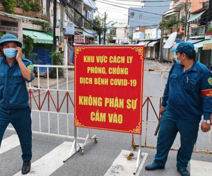 Đồng Nai: Phong tỏa tuyến đường giữa trung tâm thành phố vì ca nhiễm Covid-19
