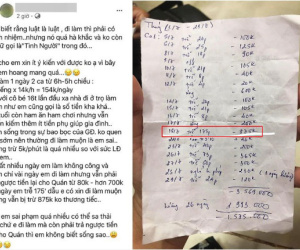 Làm 1 tháng đi muộn 17 ngày bị trừ lương, cô gái trẻ lên than thở chủ quán gây khó dễ khiến dân tình tranh cãi