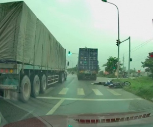 Đã bắt được tài xế container tông tử vong cô gái trẻ rồi bỏ chạy ở Hà Nội