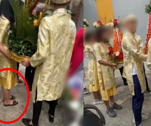 Trang phục style 'bên trên lấp lánh, dưới giày thể thao' của đội bê tráp khiến dân tình phải thở dài: 'Mất mặt ban đại diện quá!'