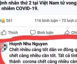 Truy tìm chủ tài khoản Facebook đăng nội dung 'chết càng nhiều càng vui'