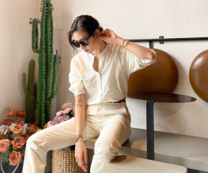 Diện toàn items đơn giản, style công sở của Ngô Thanh Vân vẫn thừa vẻ thanh lịch xịn mịn mà không 'dừ' chút nào