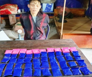 Bắt đối tượng vận chuyển 10.000 viên hồng phiến