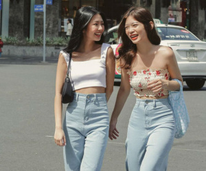 Quần jeans ống rộng giấu nhẹm chân to, mặc lên cao ráo hơn chục phân nàng nào còn chưa sắm là thiếu sót lớn rồi