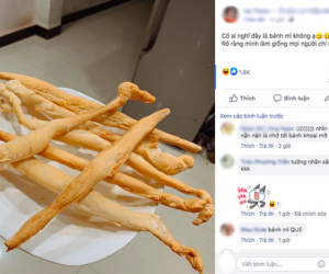 Tròn mắt với mẻ bánh mì tạo hình có 1-0-2, không nói là bánh mì thì lại tưởng...nhân sâm Hàn Quốc