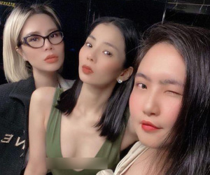 Lệ Quyên vô tư 'thả rông' đi tụ tập cùng hội bạn, để lộ cả phần nhạy cảm trước camera