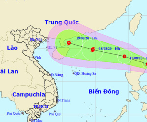Áp thấp nhiệt đới đi vào Biển Đông, Bắc bộ có mưa to, khả năng xảy ra lốc