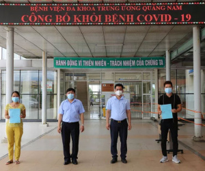 Thêm 11 người mắc Covid-19 ở Quảng Nam điều trị khỏi và được xuất viện
