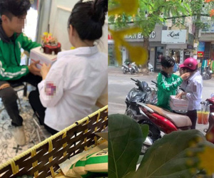 Thanh niên Grab tổ chức sinh nhật cho bạn gái nhà giàu trong quán nước, chia sẻ với chủ quán mới gây bất ngờ