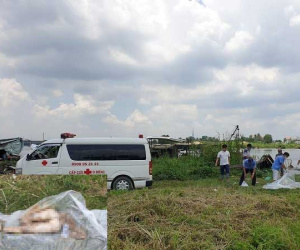 Phát hiện thi thể nữ giới không đầu, không tay chân nổi trên sông Sài Gòn