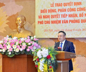 Bổ nhiệm Chủ tịch PVN Trần Sỹ Thanh làm Phó chủ nhiệm Văn phòng Quốc hội