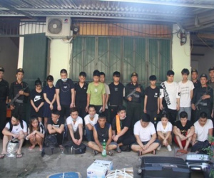 Bắt giữ 21 đối tượng người Trung Quốc trốn truy nã, vượt biên vào Việt Nam lẩn trốn