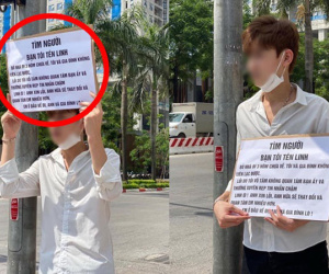 Thường xuyên rep tin nhắn chậm khiến bạn gái bỏ nhà ra đi, chàng trai vác biển ra giữa phố tìm người nhưng cách thức lại khiến dân tình tranh cãi
