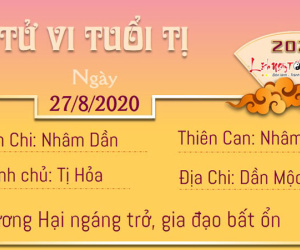 Tử vi thứ 5 ngày 27/08/2020 của 12 con giáp: Dần làm ăn tấn tới, Tị bị ngáng trở