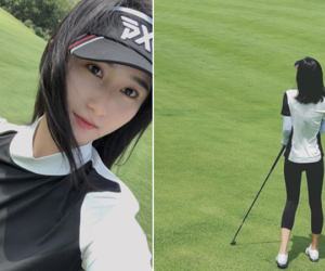 Bạn gái Huy Hùng gia nhập hội gái xinh có điều kiện mê golf, mỗi lần ra sân là chụp đủ 7749 kiểu ảnh mới chịu