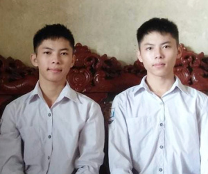 Anh em sinh đôi cùng đạt trên 27 điểm khối A