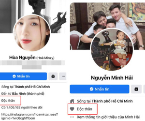 Phát hiện Hòa Minzy và bạn trai thiếu gia cùng công khai 'độc thân' trên trang cá nhân, chuyện gì đây?