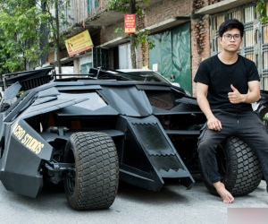 Gặp chàng sinh viên Việt tự làm ‘siêu xe’ Batmobile đang gây sốt: Cặm cụi 10 tháng, tốn nửa tỷ đồng nhưng vẫn chưa có điểm dừng