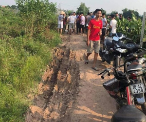 Hà Nội: Chồng sát hại, bỏ xác vợ bên vệ đường rồi về nhà tự sát