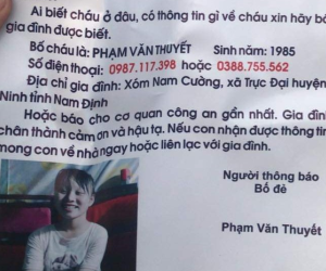 Nam Định: Bố cầu cứu cộng đồng mạng tìm kiếm con gái 14 tuổi mất tích bí ẩn